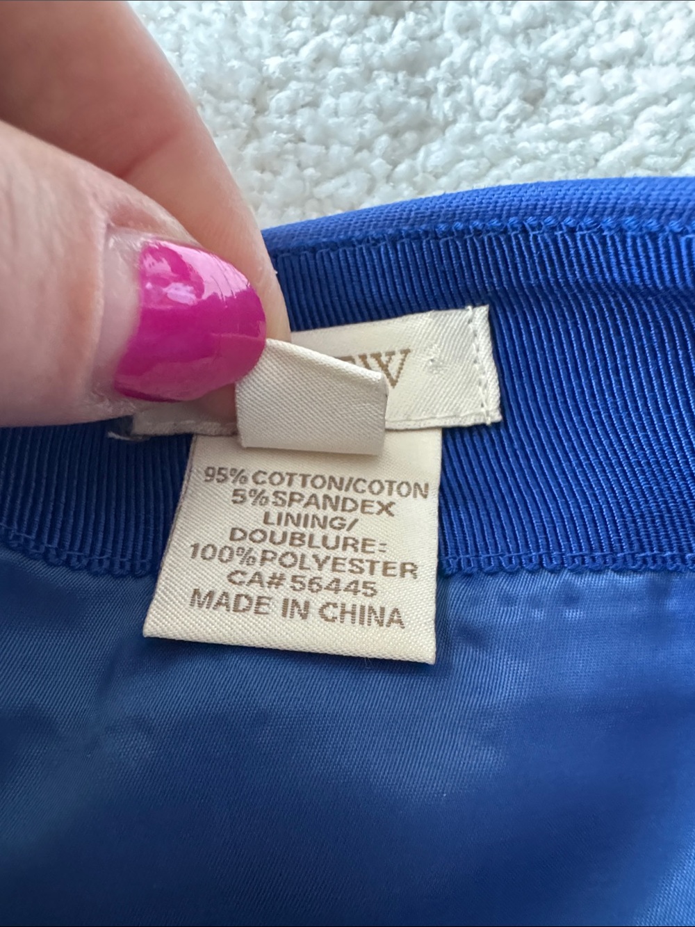 J. Crew Cobalt Blue Mini Skirt - Picture 2 of 8